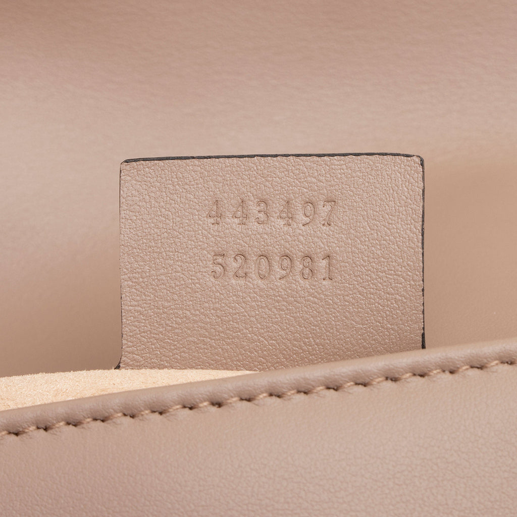 Gucci Matelasse Leather GG Marmont Small Flap Shoulder Bag (SHF-ydhtSa)