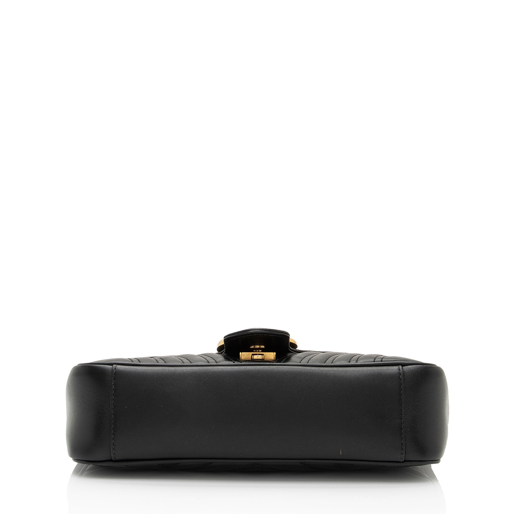 Gucci Matelasse Leather GG Marmont Small Flap Bag (SHF-IH7kiO)