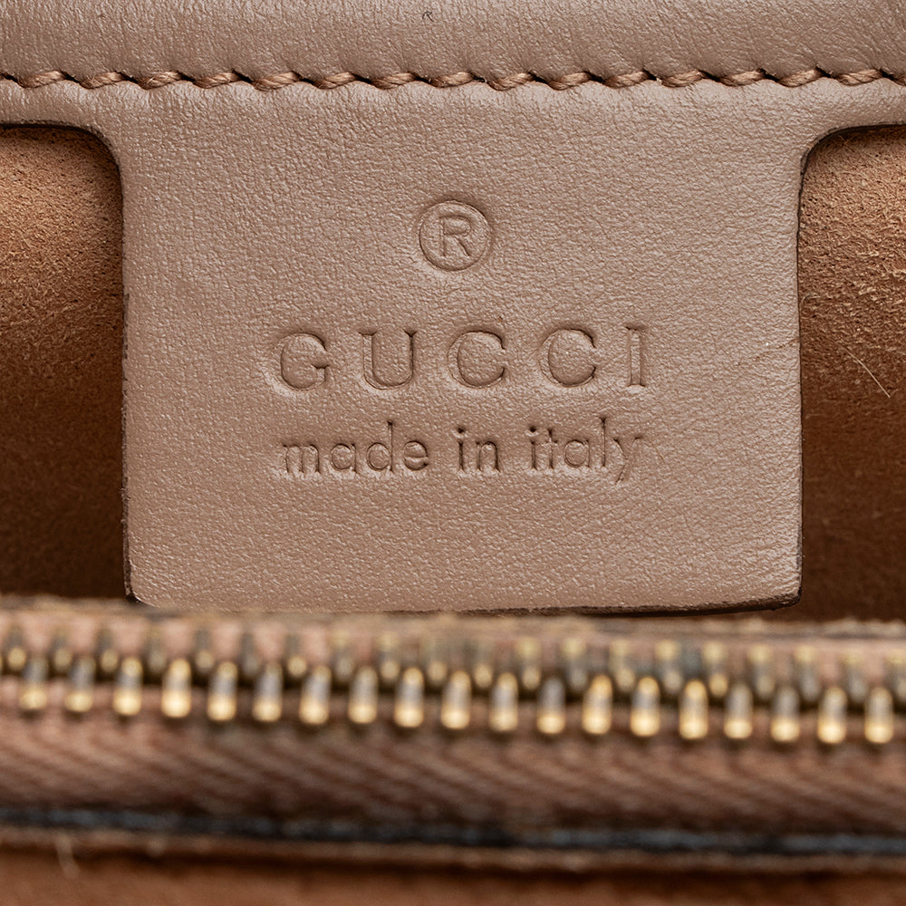Gucci Matelasse Leather GG Marmont Small Satchel - FINAL SALE (SHF-21710)
