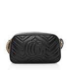 Gucci Matelasse Leather GG Marmont Small Shoulder Bag (SHF-19454)