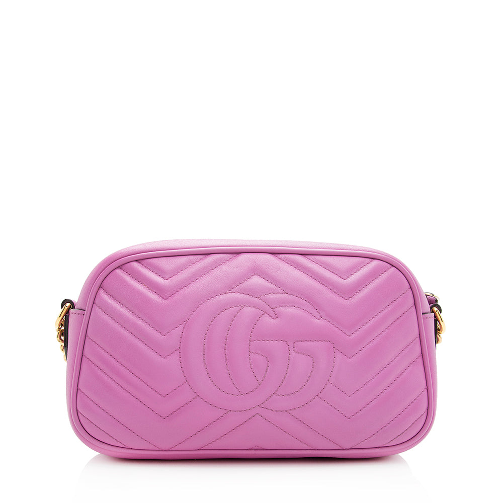 Gucci Matelasse Leather GG Marmont Small Shoulder Bag (SHF-20023)