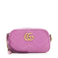 Gucci Matelasse Leather GG Marmont Small Shoulder Bag (SHF-20023)