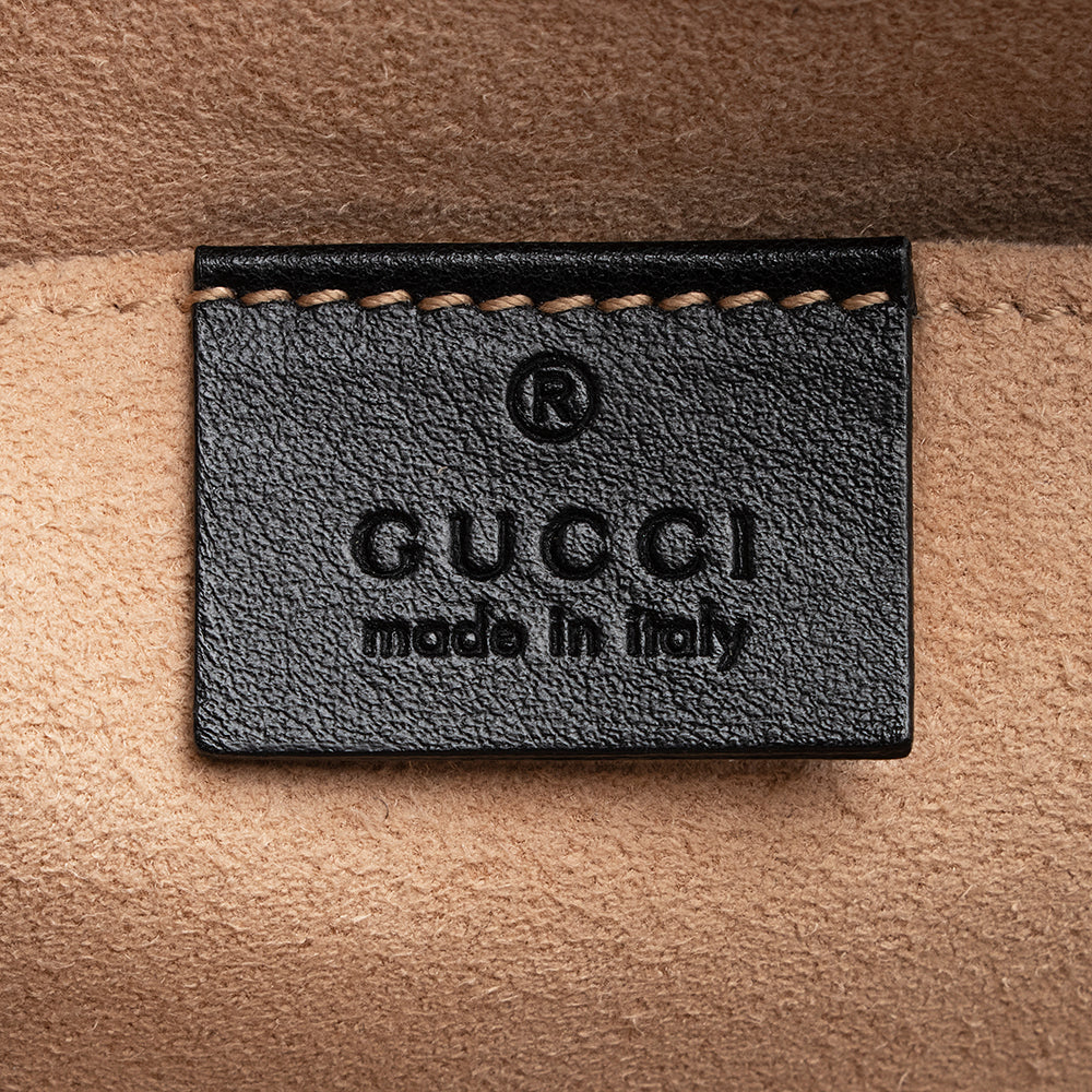 Gucci Matelasse Leather GG Marmont Small Shoulder Bag (SHF-20055)