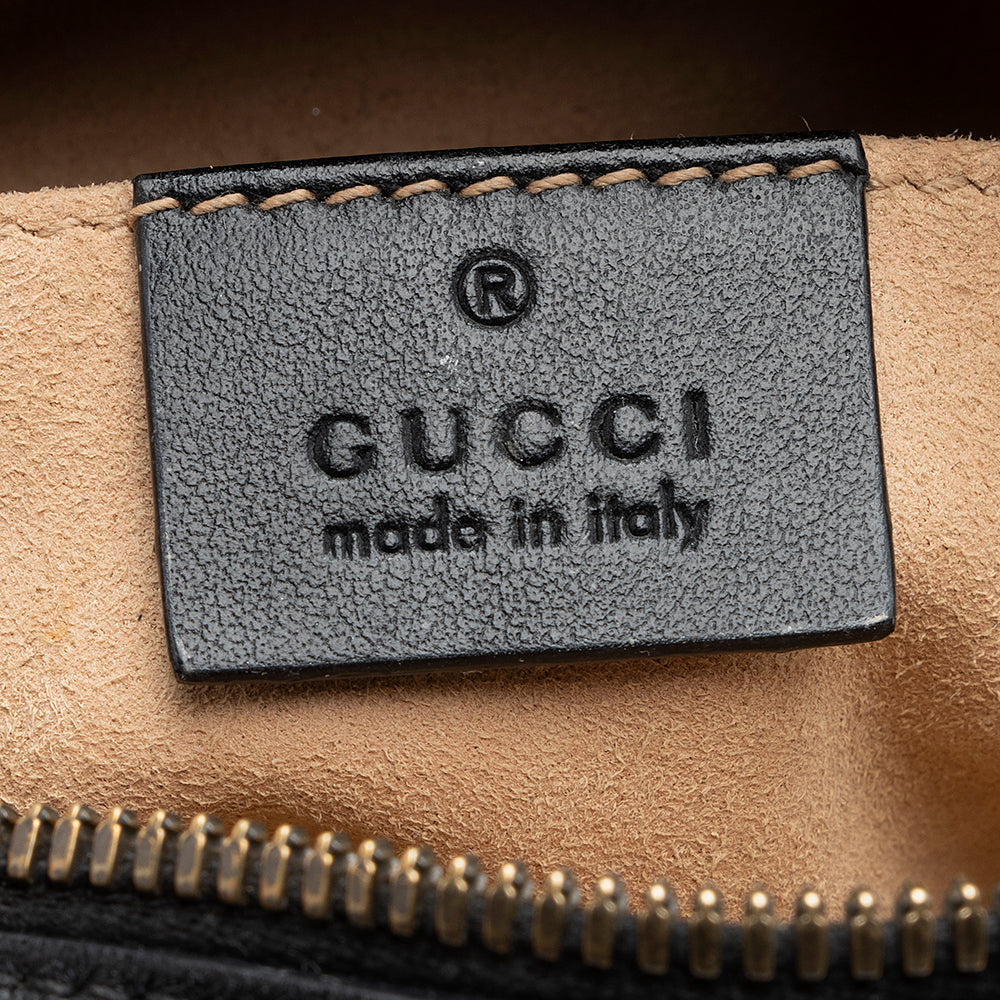 Gucci Matelasse Leather GG Marmont Small Shoulder Bag (SHF-20150)