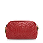 Gucci Matelasse Leather GG Marmont Small Shoulder Bag (SHF-20476)
