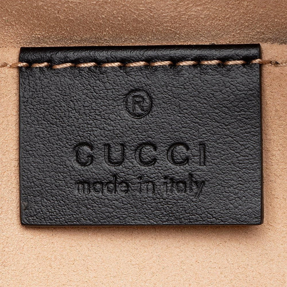 Gucci Matelasse Leather GG Marmont Small Shoulder Bag (SHF-21488)