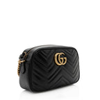 Gucci Matelasse Leather GG Marmont Small Shoulder Bag (SHF-21488)