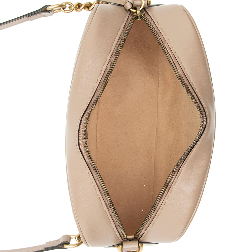 Gucci Matelasse Leather GG Marmont Small Shoulder Bag (SHF-21727)