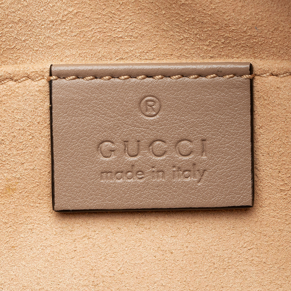 Gucci Matelasse Leather GG Marmont Small Shoulder Bag (SHF-21727)