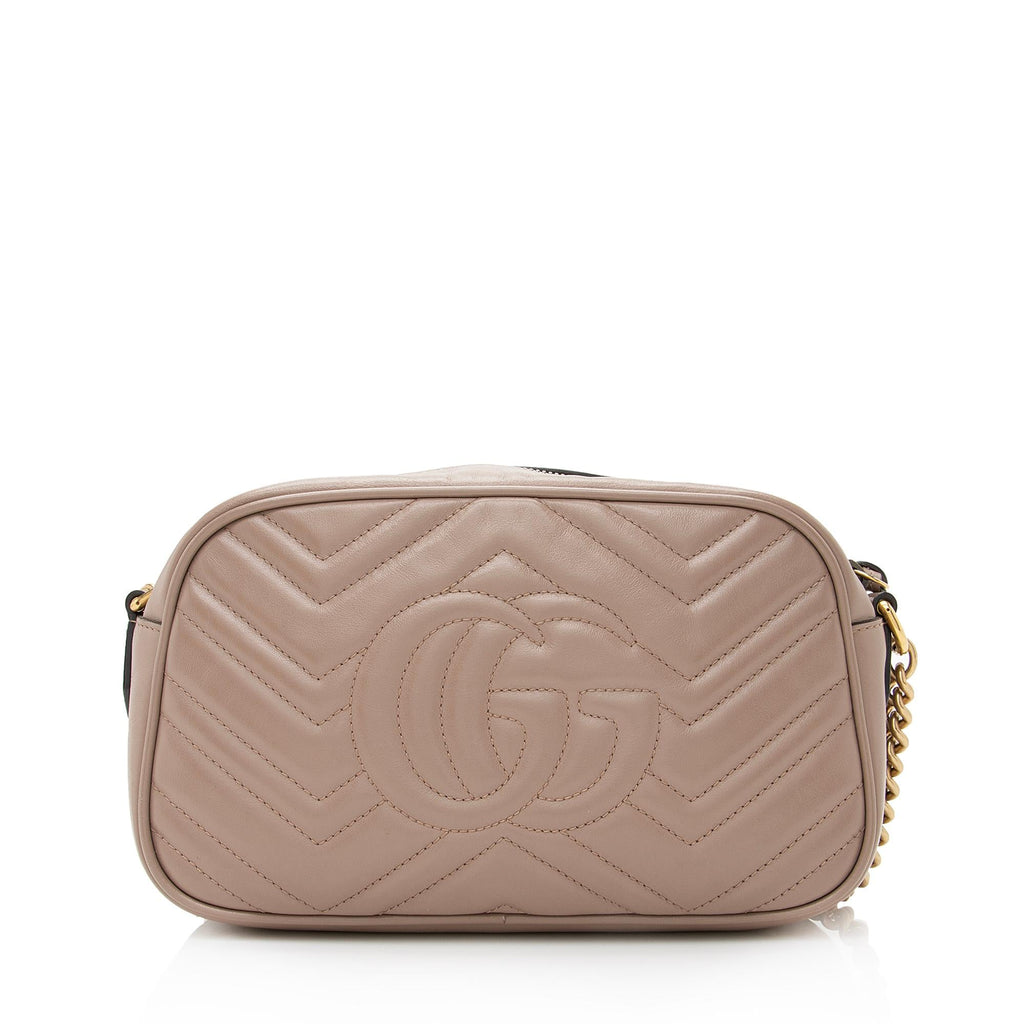 Gucci Matelasse Leather GG Marmont Small Shoulder Bag (SHF-22520)