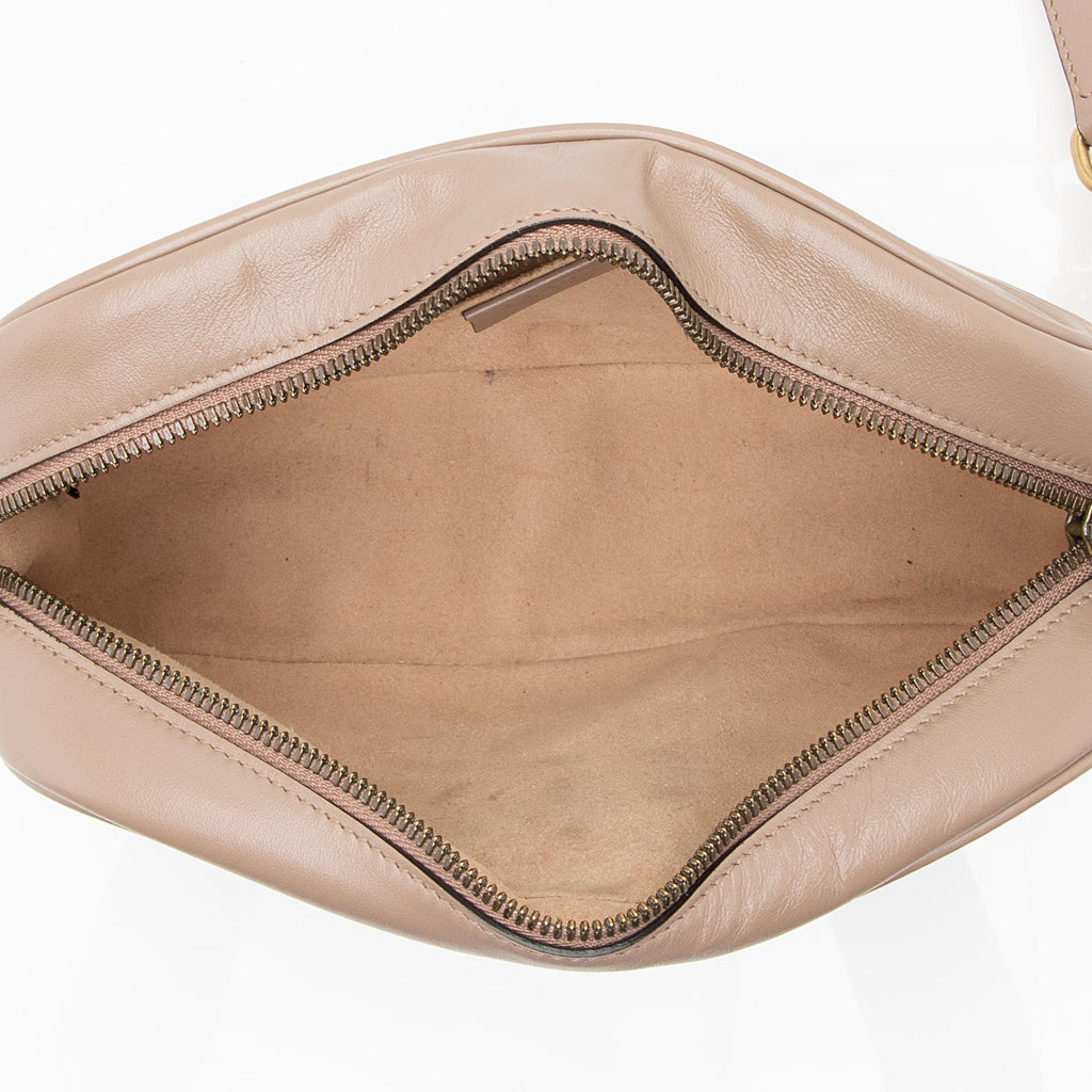 Gucci Matelasse Leather GG Marmont Small Shoulder Bag (SHF-22520)