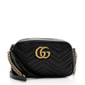 Gucci Matelasse Leather GG Marmont Small Shoulder Bag (SHF-23406)