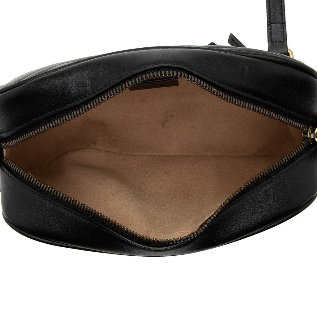 Gucci Matelasse Leather GG Marmont Small Shoulder Bag (SHF-8WEwIl)