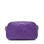 Gucci Matelasse Leather GG Marmont Small Shoulder Bag (SHF-cwCJHo)