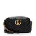 Gucci Matelasse Leather GG Marmont Small Shoulder Bag (SHF-I0ITnn)