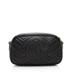 Gucci Matelasse Leather GG Marmont Small Shoulder Bag (SHF-0aSpIT)