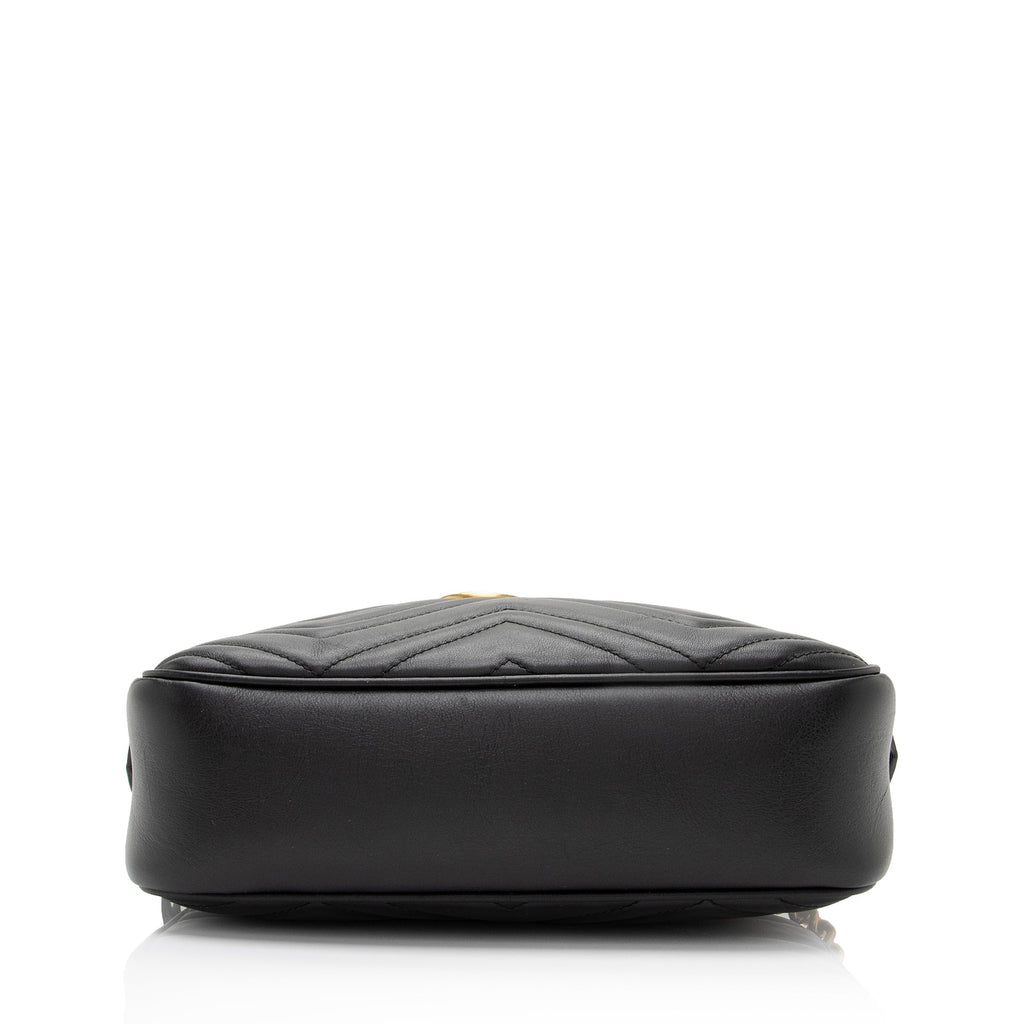 Gucci Matelasse Leather GG Marmont Small Shoulder Bag (SHF-0aSpIT)