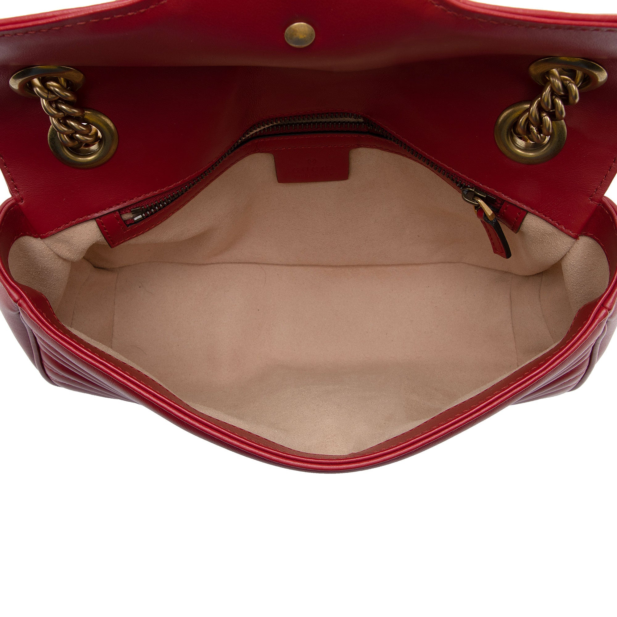 Gucci Matelasse Leather GG Marmont Small Bag (SHF-3fREDC)
