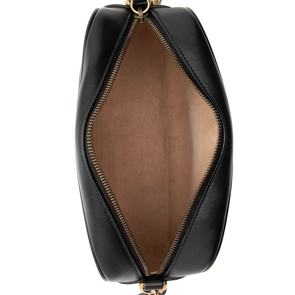 Gucci Matelasse Leather GG Marmont Small Shoulder Bag (SHF-qHsTPi)