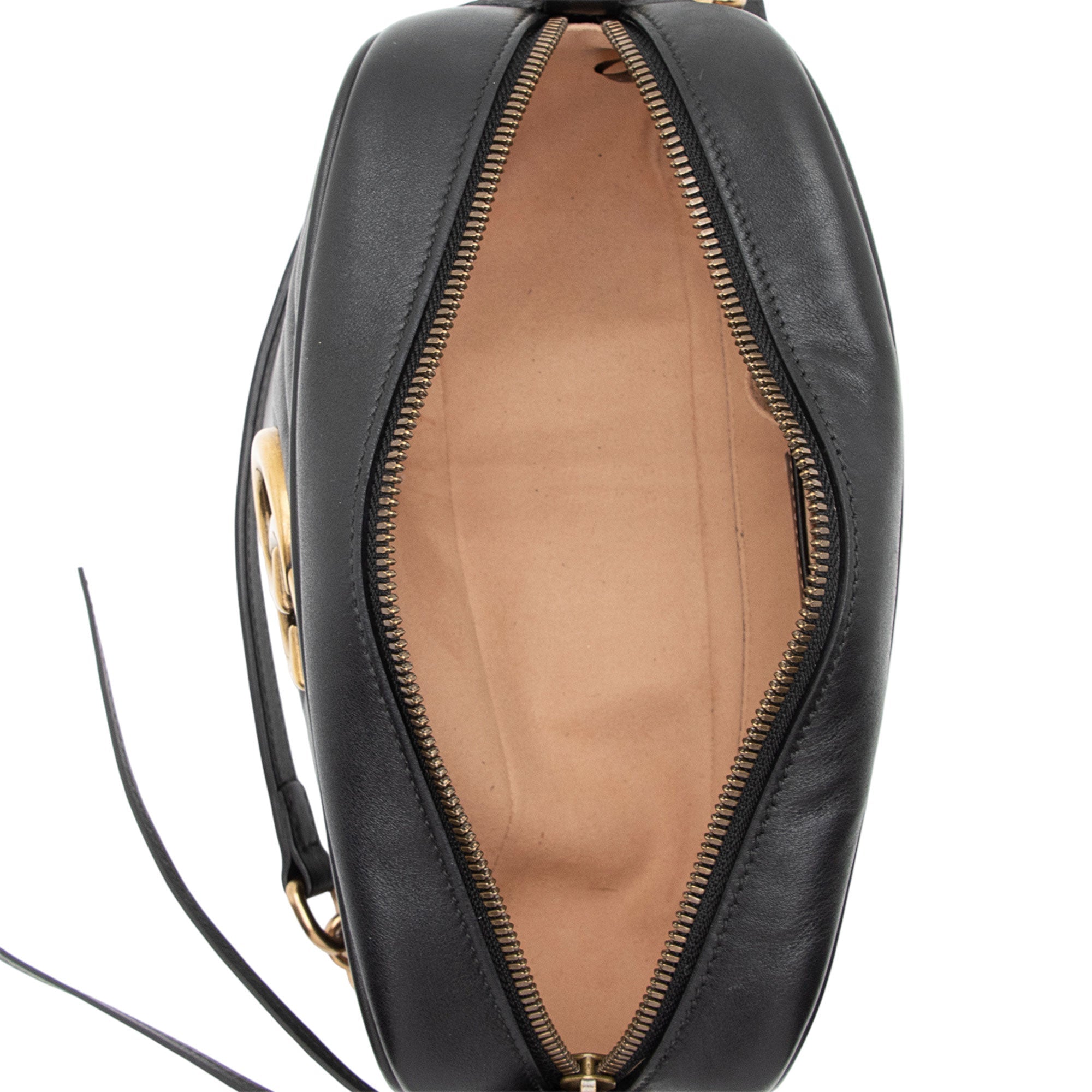 Gucci Matelasse Leather GG Marmont Small Shoulder Bag (SHF-yWuLoN)