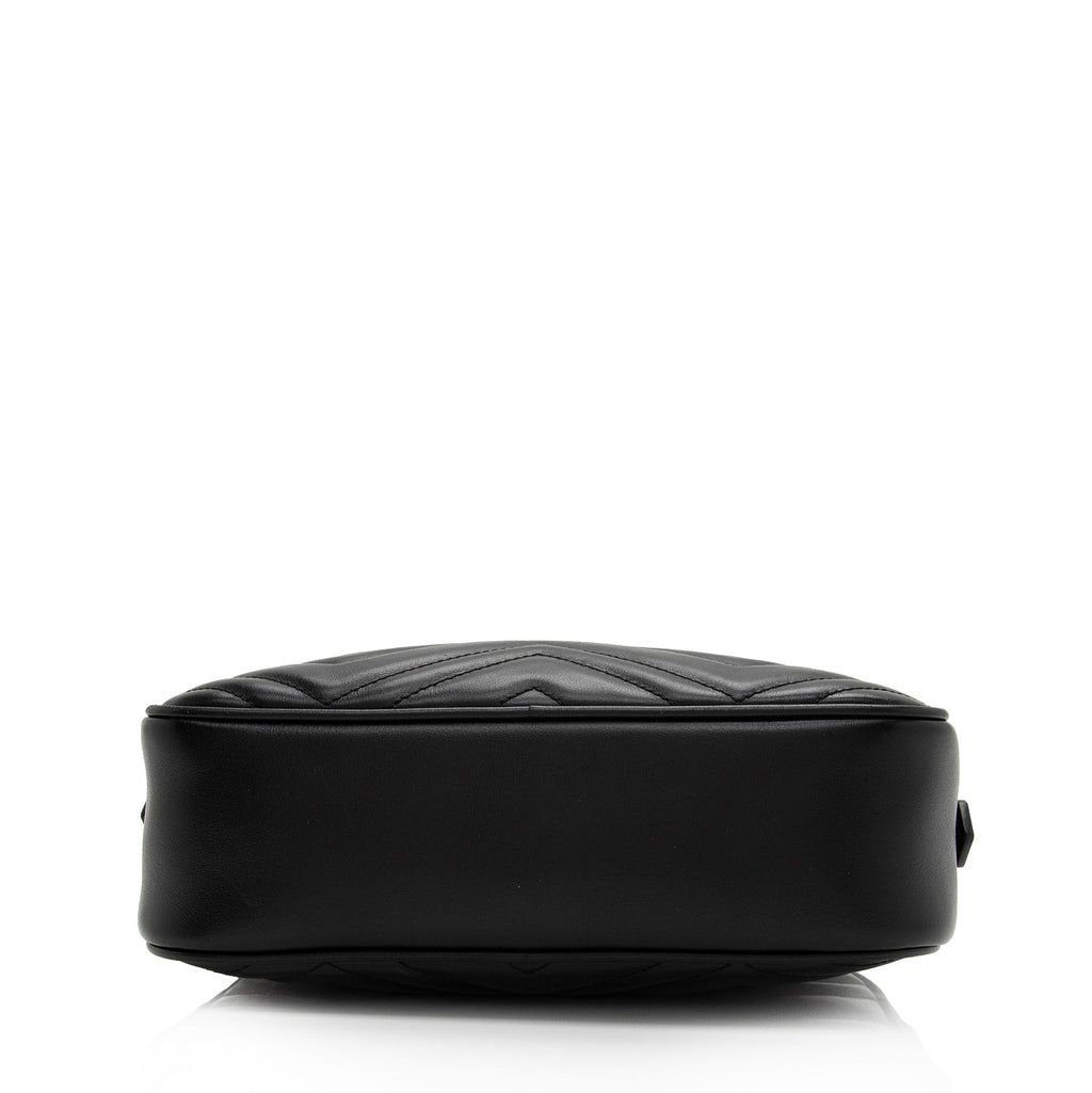 Gucci Matelasse Leather GG Marmont Small Shoulder Bag (SHF-no6urc)