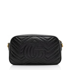 Gucci Matelasse Leather GG Marmont Small Shoulder Bag (SHF-BwQI32)