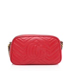 Gucci Matelasse Leather GG Marmont Small Shoulder Bag (SHF-XQ9hBN)