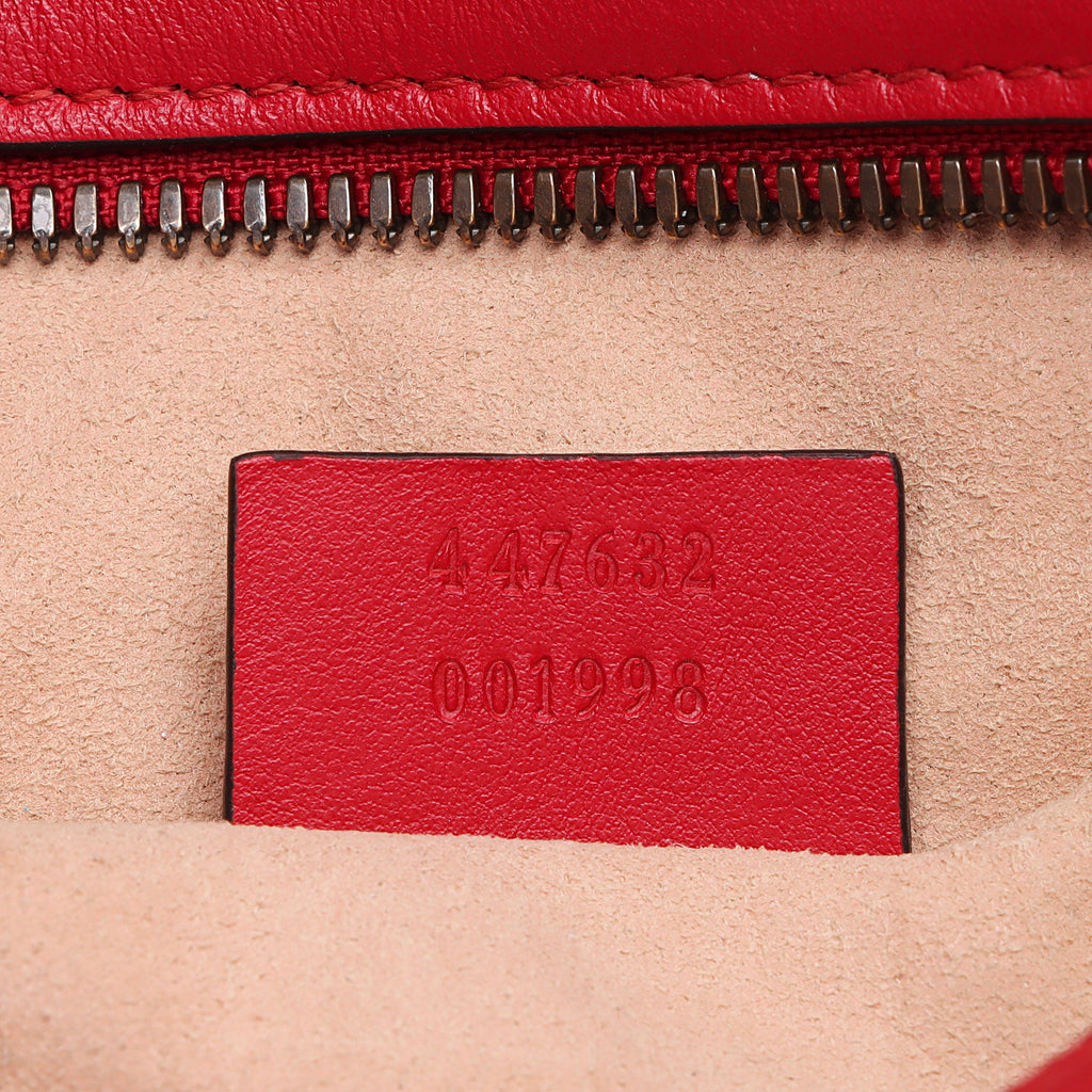 Gucci Matelasse Leather GG Marmont Small Shoulder Bag (SHF-XQ9hBN)
