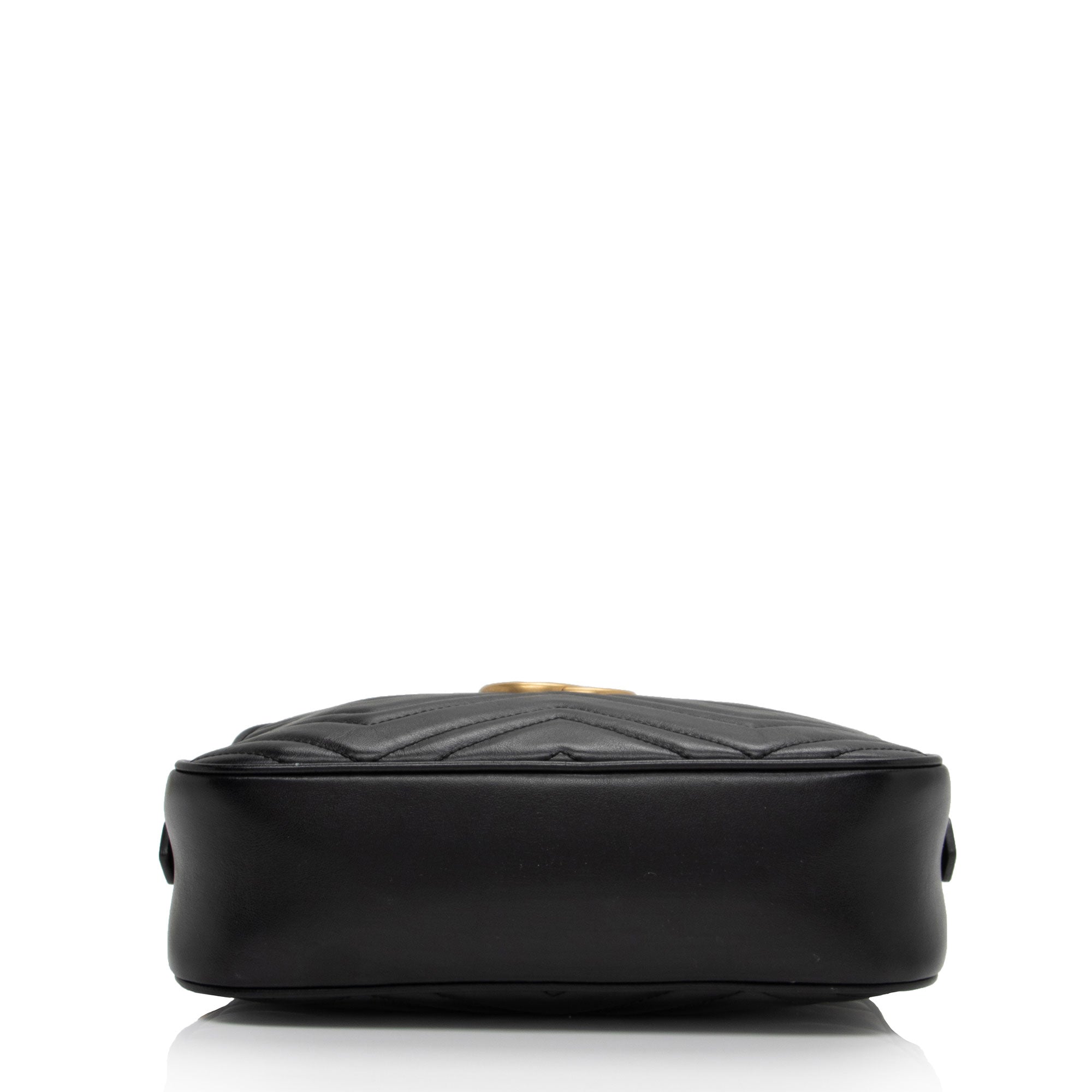 Gucci Matelasse Leather GG Marmont Small Shoulder Bag (SHF-cvEak8)