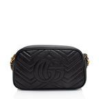 Gucci Matelasse Leather GG Marmont Small Shoulder Bag (SHF-3o6xQ1)