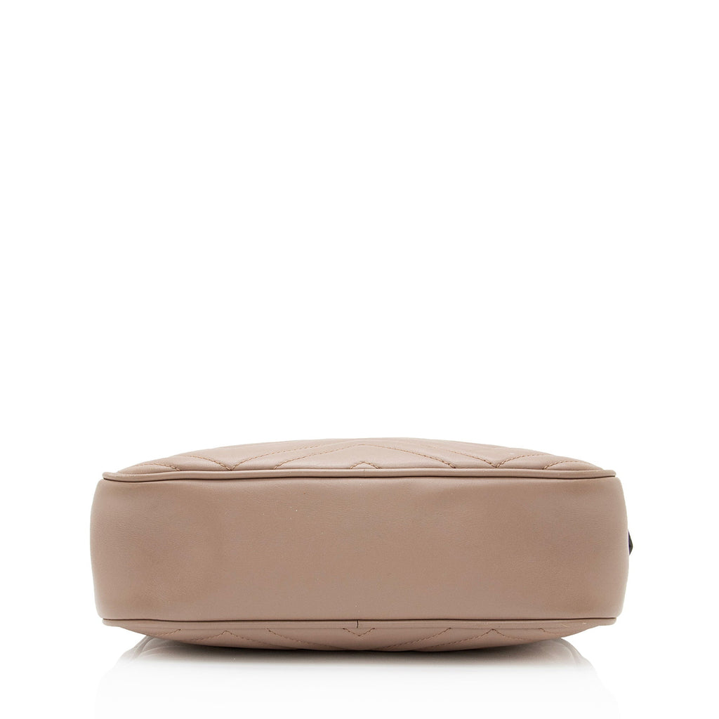 Gucci Matelasse Leather GG Marmont Small Shoulder Bag (SHF-LVfFFC)