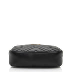 Gucci Matelasse Leather GG Marmont Small Shoulder Bag (SHF-E9Frrv)