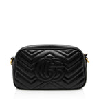 Gucci Matelasse Leather GG Marmont Small Shoulder Bag (SHF-FVS5c3)