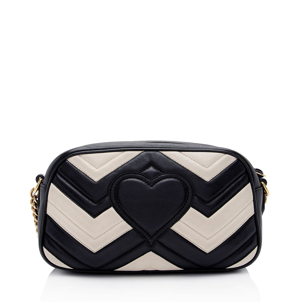 Gucci Matelasse Leather GG Marmont Small Shoulder Bag (SHF-cKg6iD)