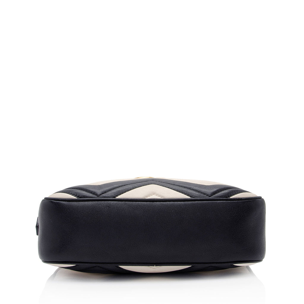 Gucci Matelasse Leather GG Marmont Small Shoulder Bag (SHF-cKg6iD)