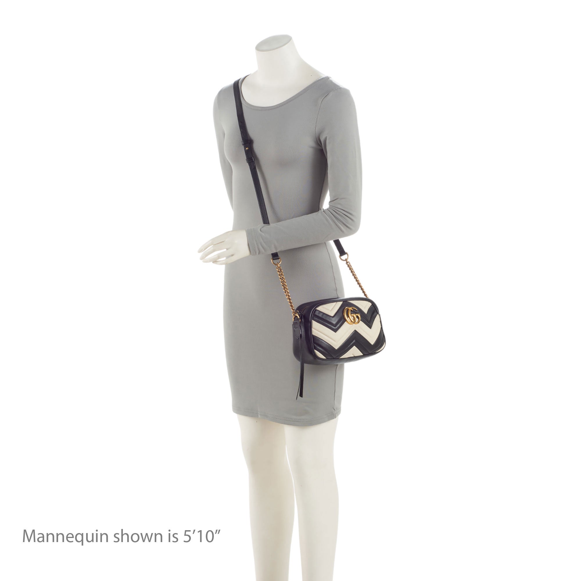 Gucci Matelasse Leather GG Marmont Small Shoulder Bag (SHF-cKg6iD)