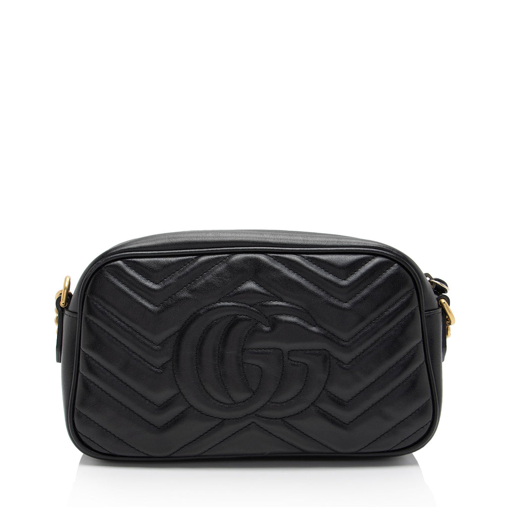 Gucci Matelasse Leather GG Marmont Small Shoulder Bag (SHF-RkEnxD)