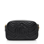 Gucci Matelasse Leather GG Marmont Small Shoulder Bag (SHF-RkEnxD)