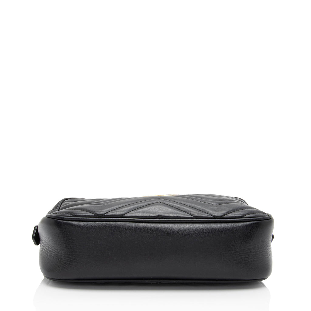 Gucci Matelasse Leather GG Marmont Small Shoulder Bag (SHF-RkEnxD)