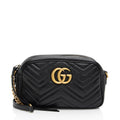 Gucci Matelasse Leather GG Marmont Small Shoulder Bag (SHF-RkEnxD)