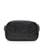 Gucci Matelasse Leather GG Marmont Small Shoulder Bag (SHF-baNUcE)
