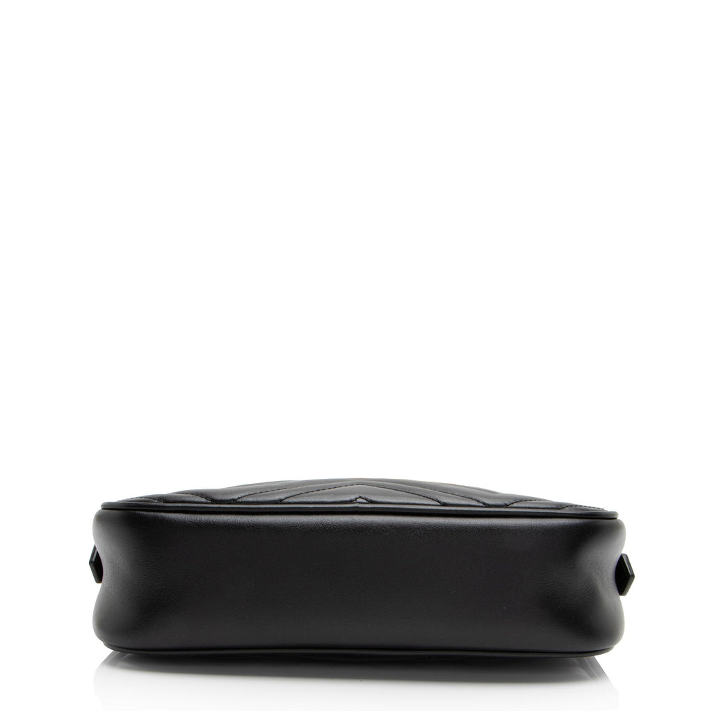 Gucci Matelasse Leather GG Marmont Small Shoulder Bag (SHF-baNUcE)