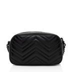 Gucci Matelasse Leather GG Marmont Small Shoulder Bag (SHF-sIFM1C)