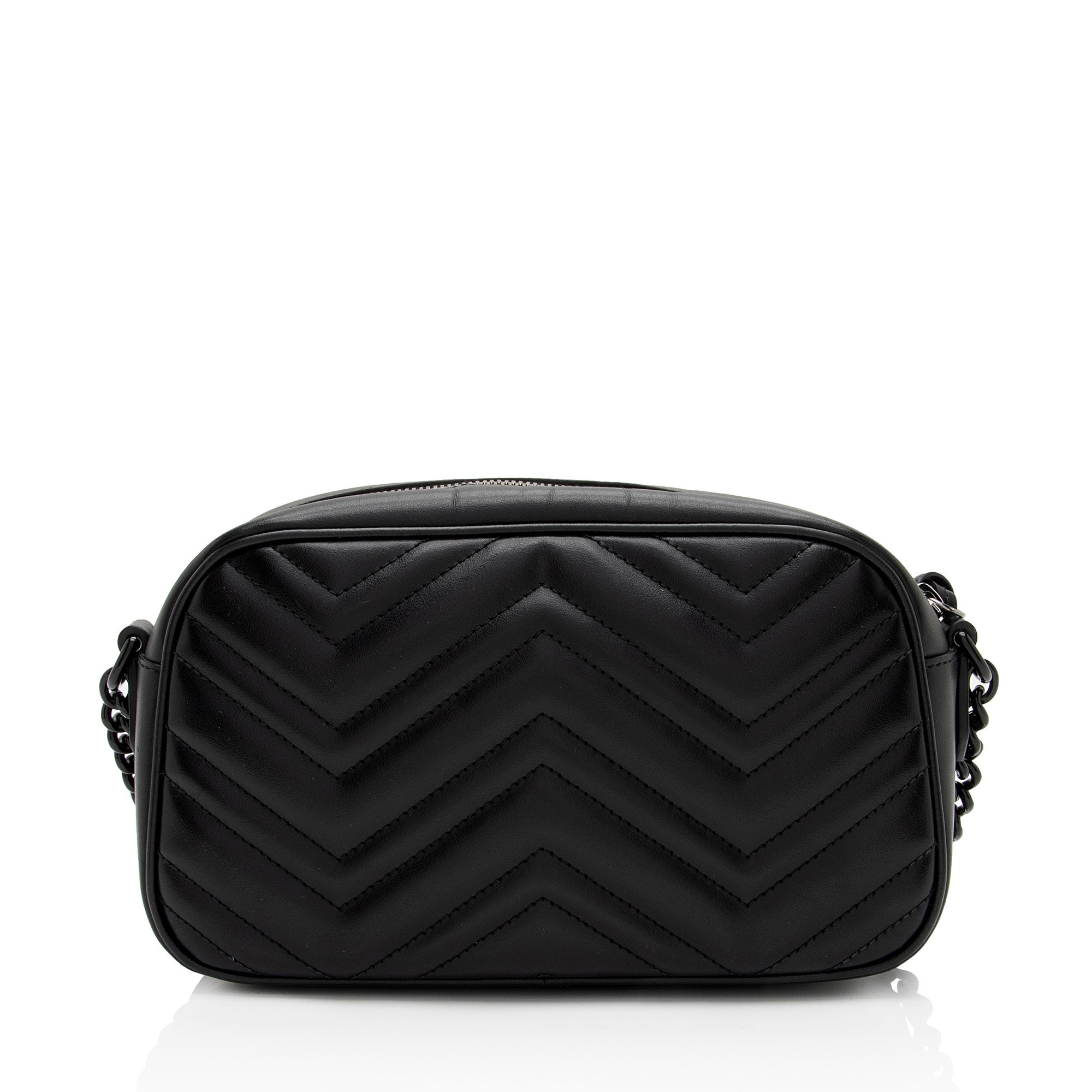 Gucci Matelasse Leather GG Marmont Small Shoulder Bag (SHF-sIFM1C)