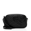 Gucci Matelasse Leather GG Marmont Small Shoulder Bag (SHF-sIFM1C)