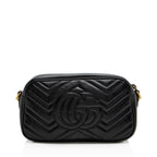 Gucci Matelasse Leather GG Marmont Small Shoulder Bag (SHF-YWd3X0)