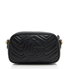 Gucci Matelasse Leather GG Marmont Small Shoulder Bag (SHF-nKiLSY)