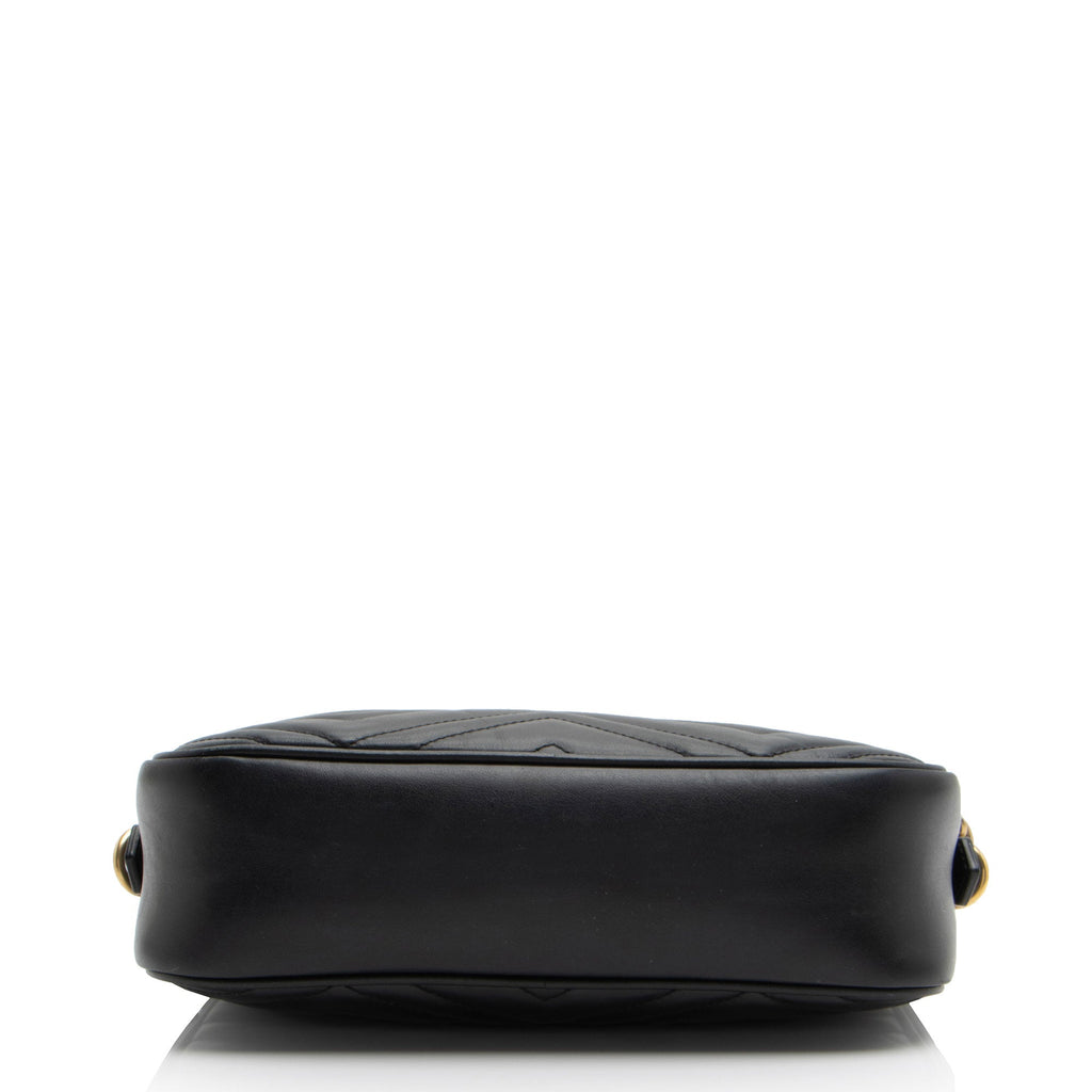 Gucci Matelasse Leather GG Marmont Small Shoulder Bag (SHF-nKiLSY)