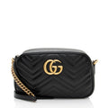 Gucci Matelasse Leather GG Marmont Small Shoulder Bag (SHF-VWeddr)