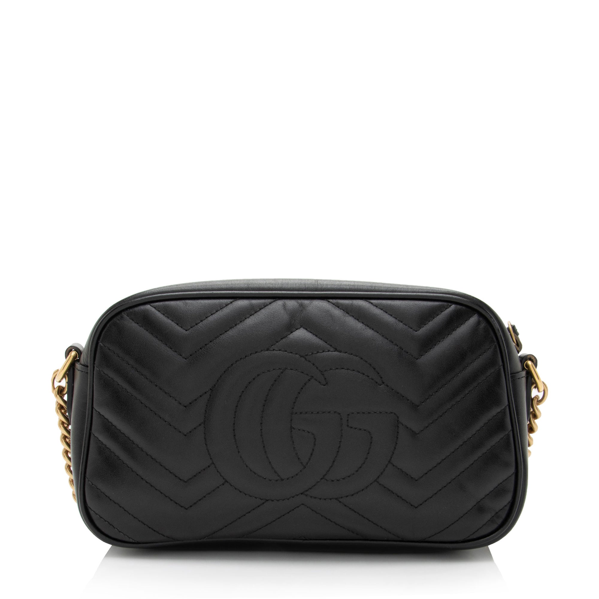 Gucci Matelasse Leather GG Marmont Small Shoulder Bag